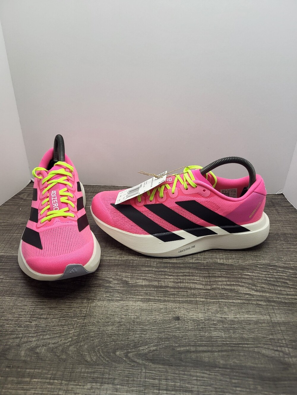 Adidas Adizero Evo SL Running Shoes Lucid Pink White Women’s Size 7.5 JS4455 New